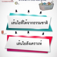 ประเภทเส้นใยผ้าที่นิยมนำมาตัดเย็บ